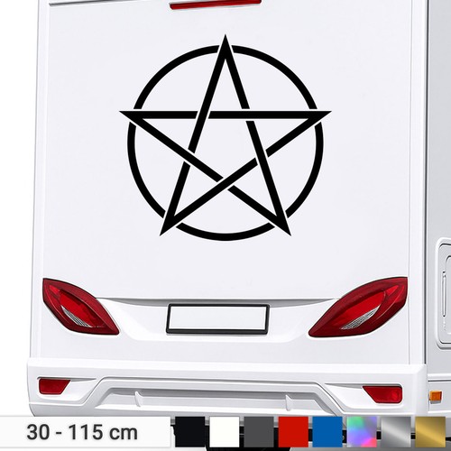 Pentagramm aufkleber gothic - pentagramm,