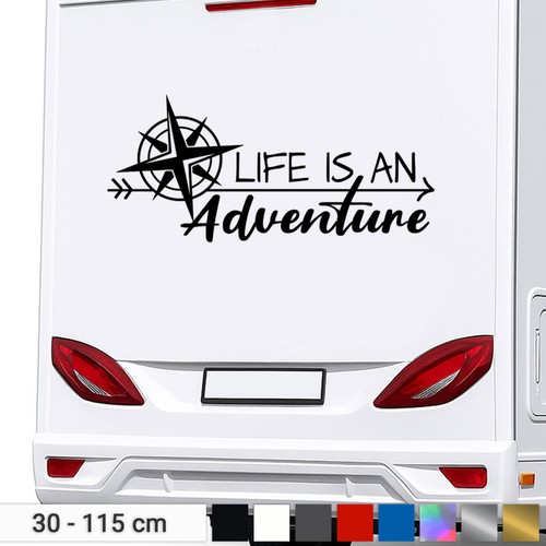 Abenteuer aufkleber life - aufkleber,