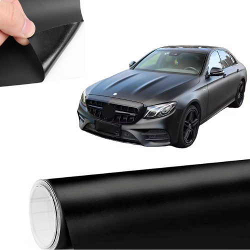 Premium auto schwarzmatt klebe - schwarzmatt,