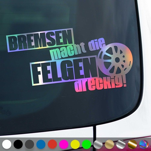 Bremsen aufkleber macht - bremsen,