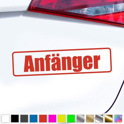 Anfänger aufkleber - anfänger,