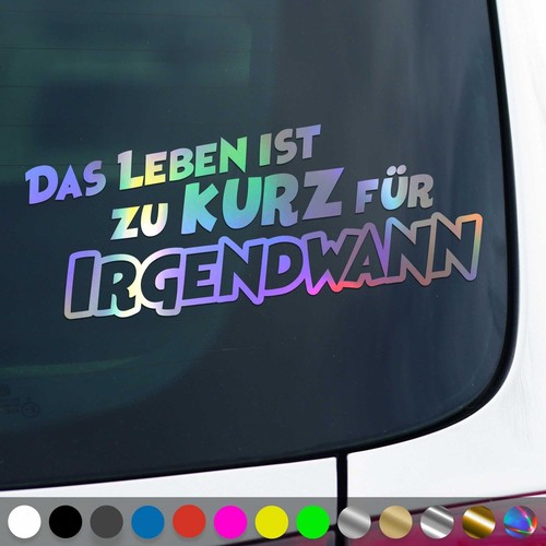 Das leben ist - das, kurz