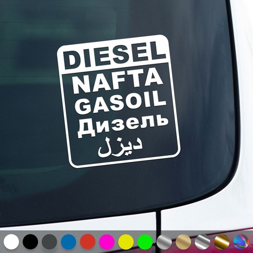 Diesel aufkleber mehrsprachig - diesel,
