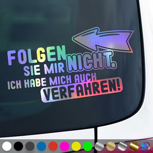 Folgen aufkleber sie mir - folgen,