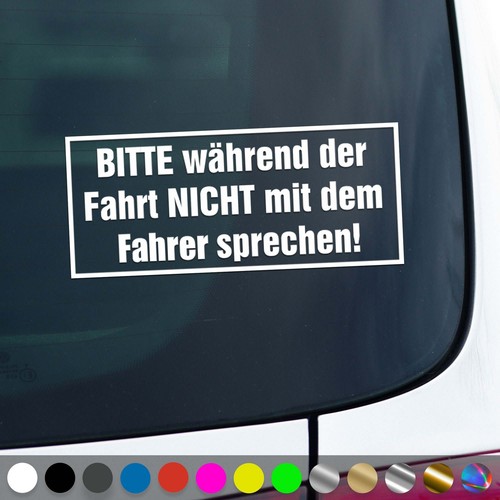 Fahrer aufkleber während - während, der