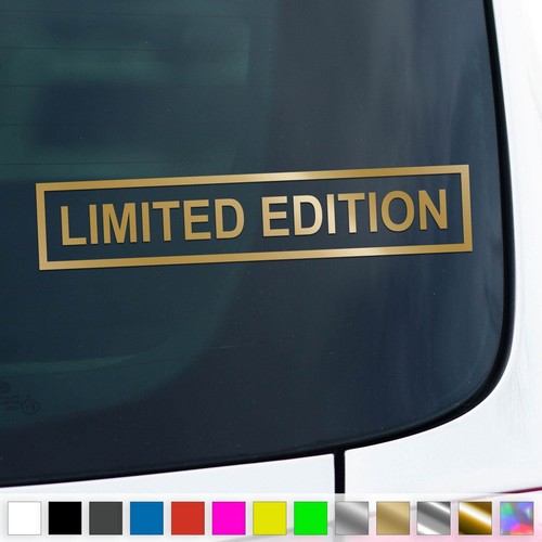 Limited edition aufkleber - edition,