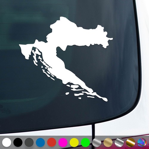 Kroatien aufkleber karte - aufkleber,