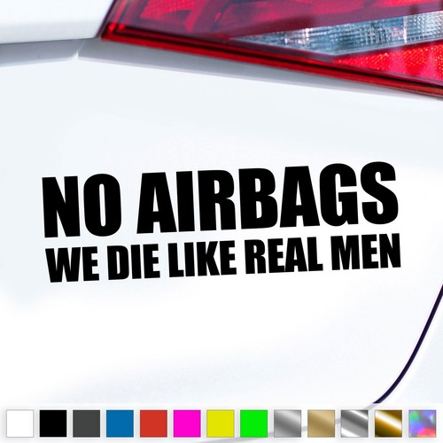 Airbags aufkleber - no,