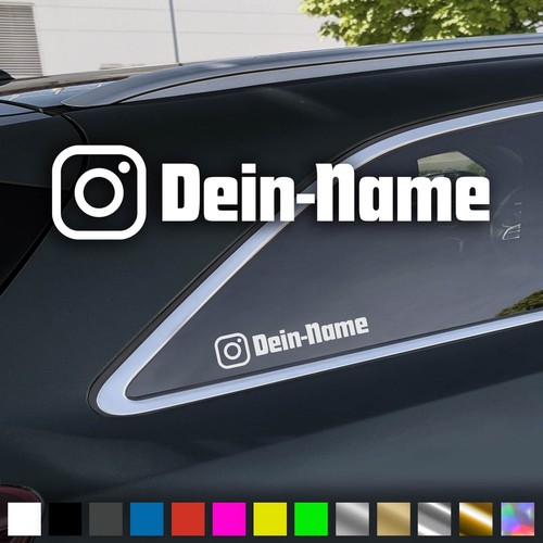 Instagram name aufkleber - 2,