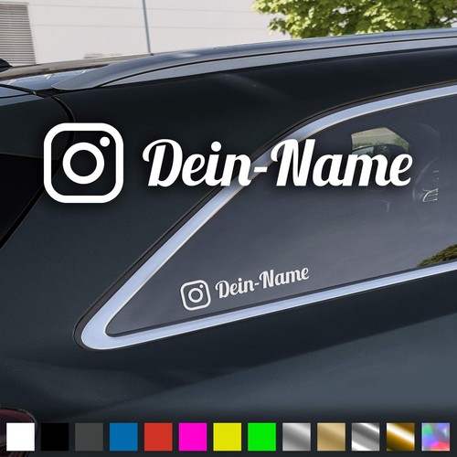 Instagram name aufkleber - name,