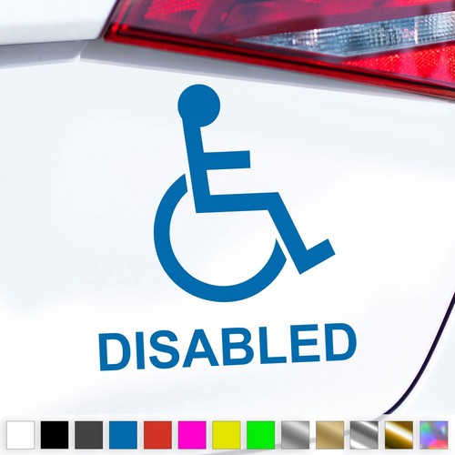Behindert disabled aufkleber - disabled,