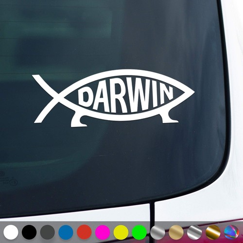 Darwin fisch aufkleber - darwin,
