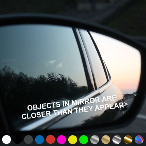 Objects mirror aufkleber - in,