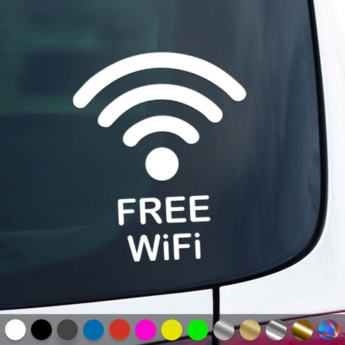 Free wifi aufkleber hotspot - wifi,