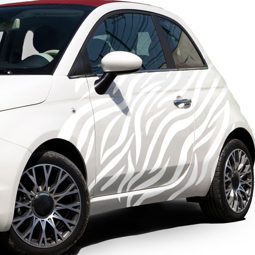Autoaufkleber zebra muster xxl - zebra,