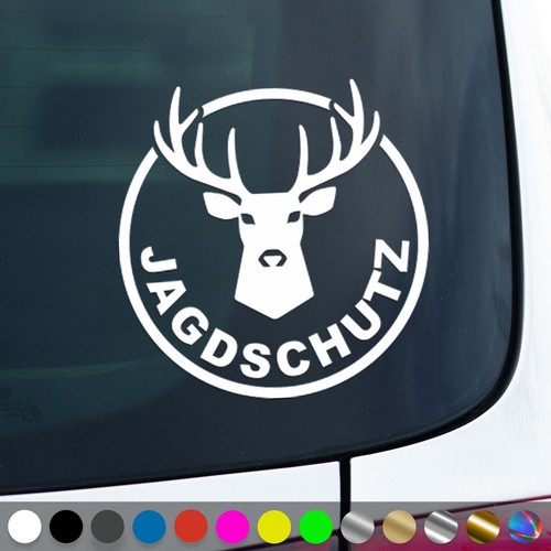 Jagdschutz aufkleber förster - aufkleber,