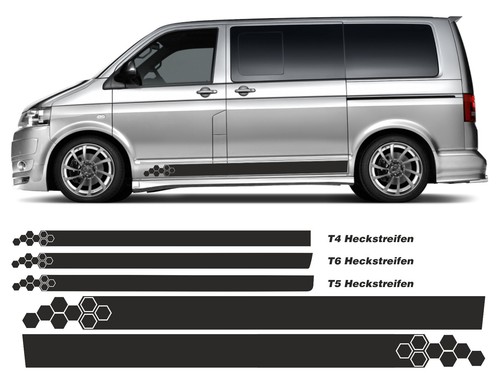Seitenstreifen aufkleber set - aufkleber,